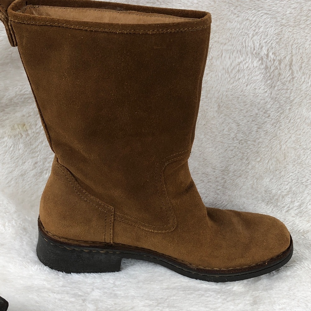 Born Roper Style Western Suede Boots 7.5 38.5 - Picture 4 of 11